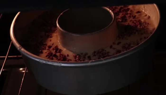 Bake in a preheated oven at 180°C (356°F) for 45 minutes.