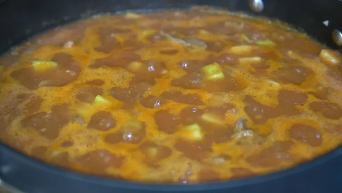 Add the jalapeño slices and zucchini. Stir, cover, and cook until zucchini is tender (about 15 minutes).