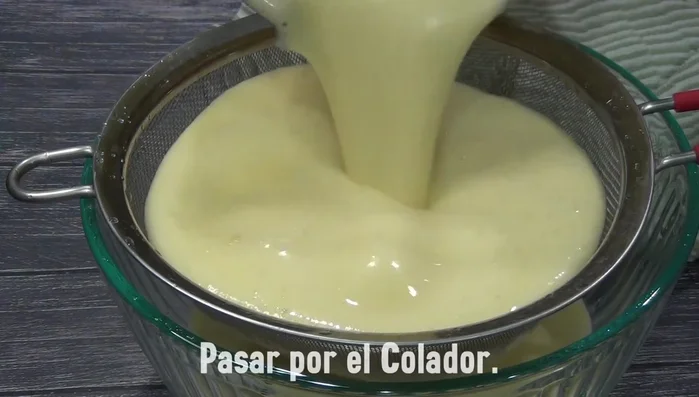 Strain the blended mixture to remove solids.