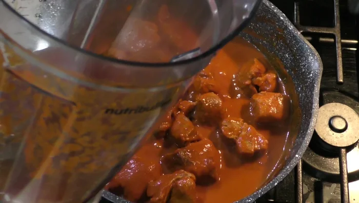 Add 1 1/2 cups of water, the bay leaf, and a little more salt to taste.