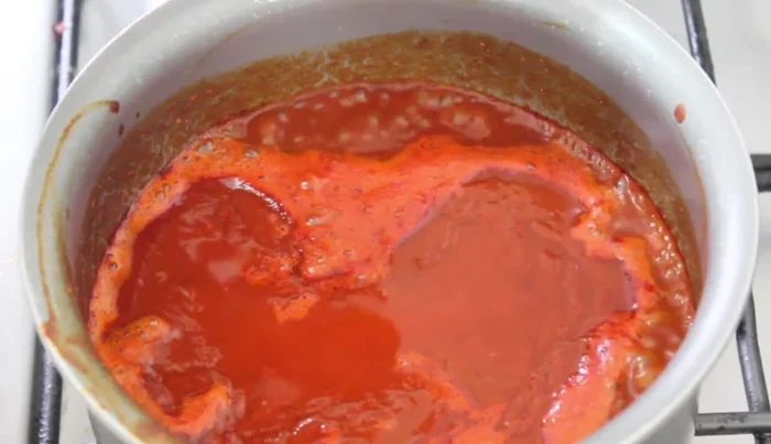 While the shanks steam, boil the remaining marinade for 10-15 minutes to thicken.