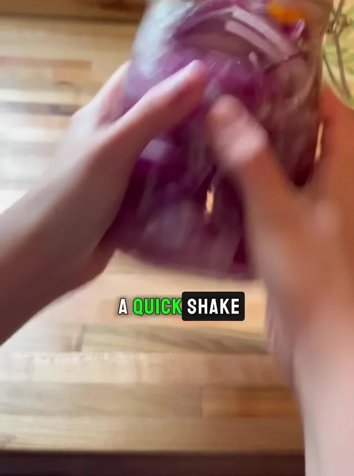 Give the mixture a quick shake.