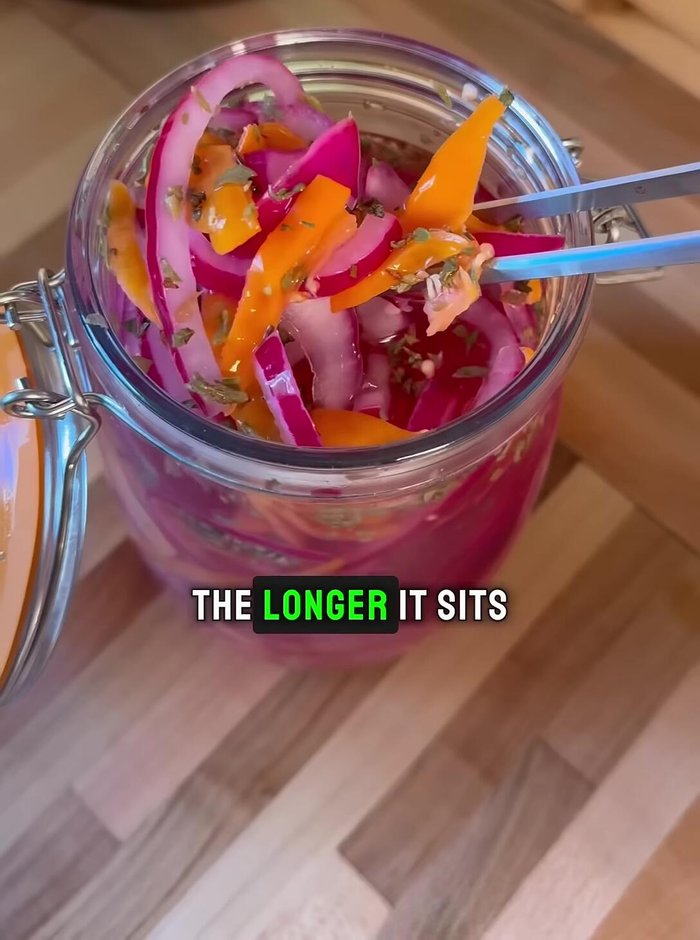 Refrigerate the jar. The longer it sits, the better the flavor.