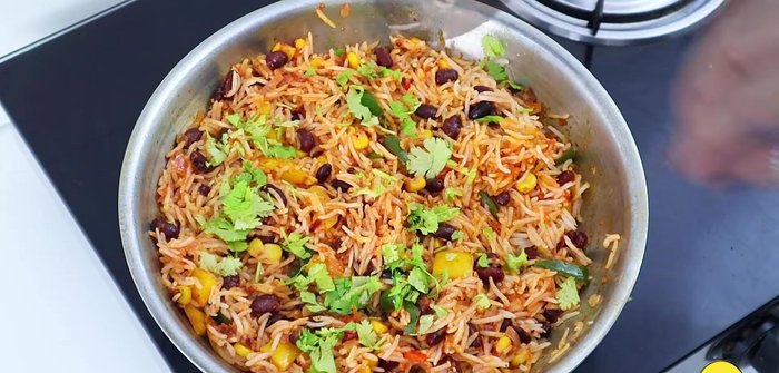 Stir in chopped coriander. Remove from heat.