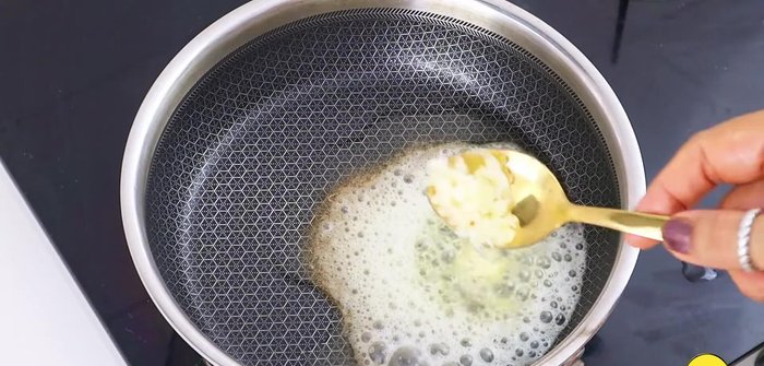 Add finely chopped onion and sauté until golden brown.