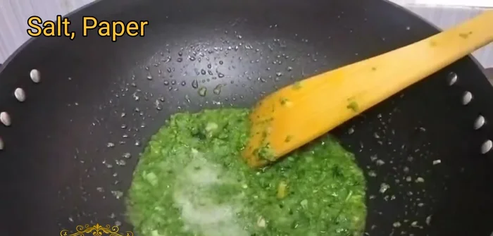Add salt and black pepper.