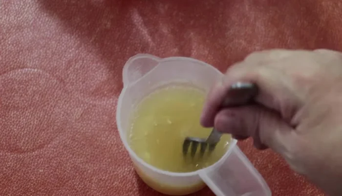 Prepare three milk mixture: In a blender, combine half-cream, evaporated milk, and condensed milk.