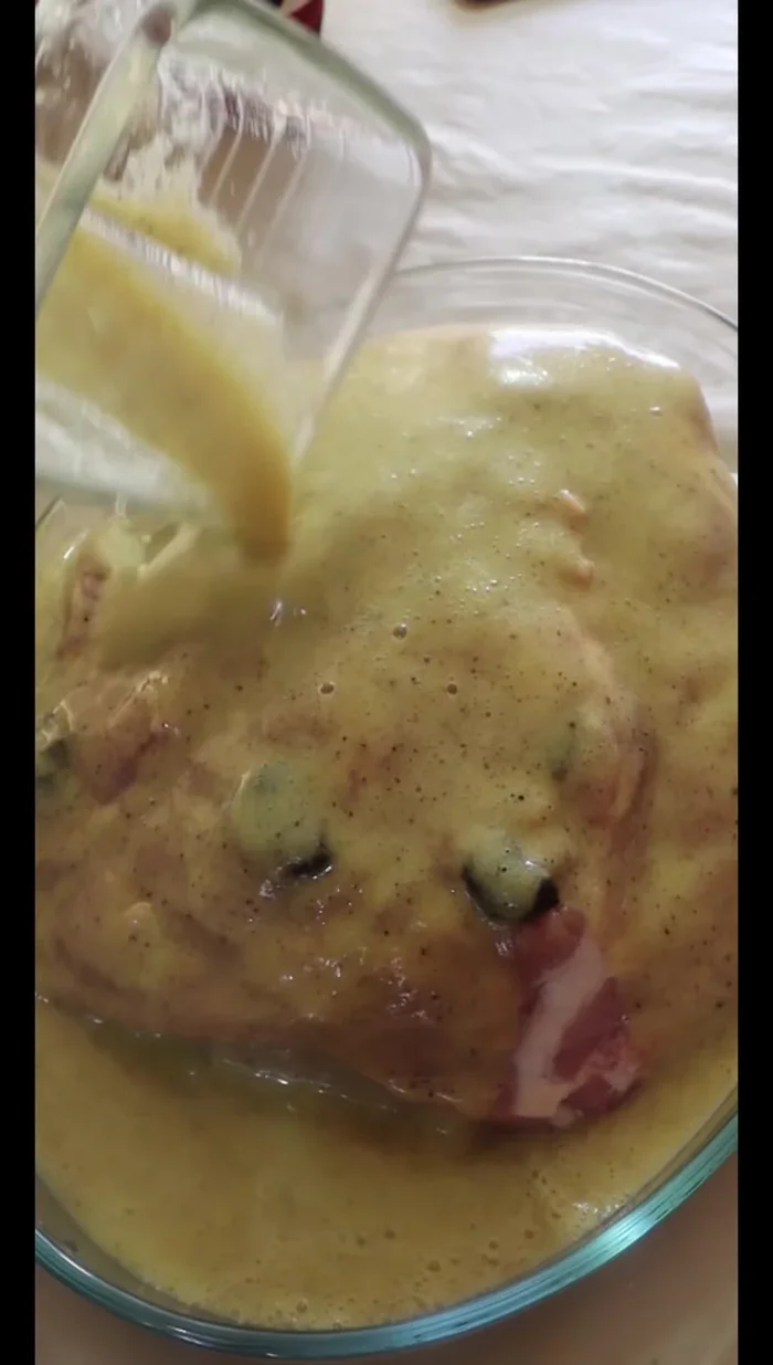 Refrigerate the leg overnight or for at least 3 hours to allow the flavors to meld.