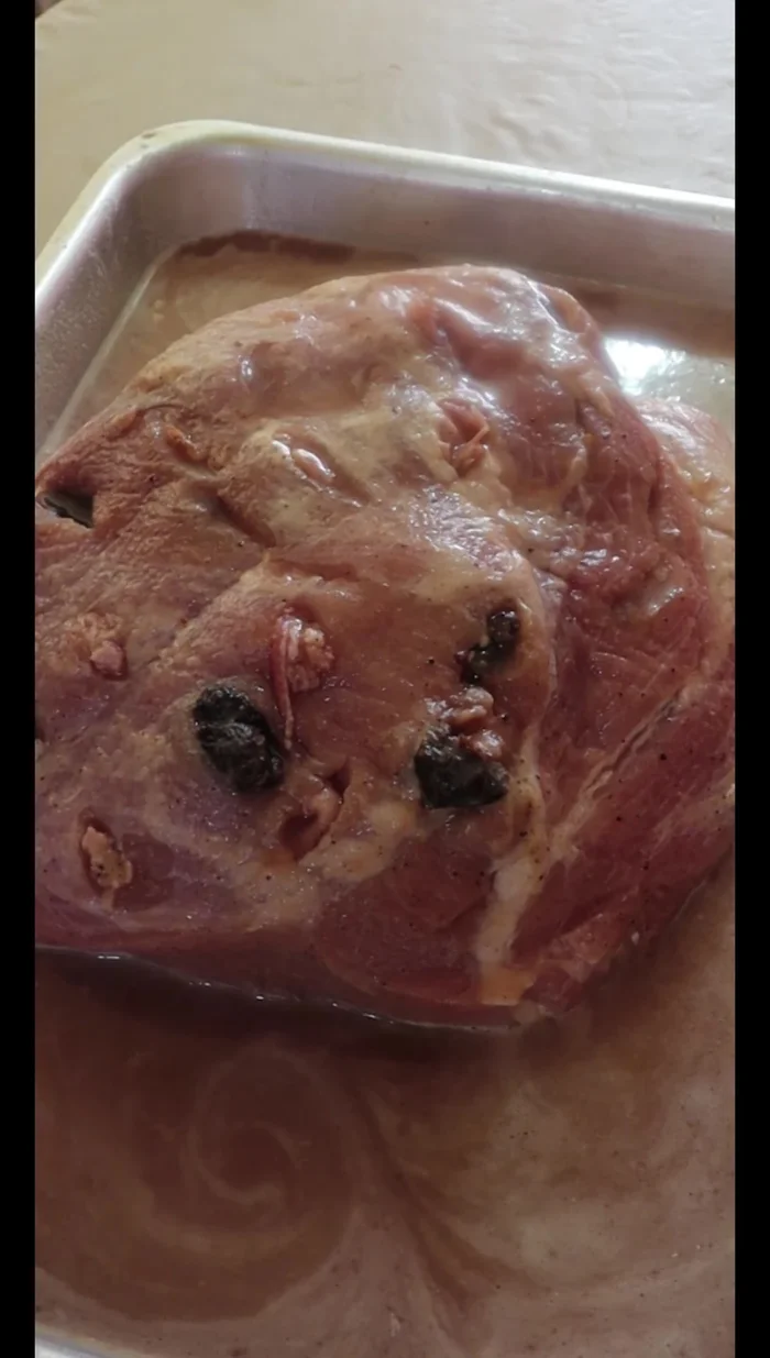 Roast for approximately 2 hours with foil, then remove the foil and roast for another hour and a half (approximately 3.5 hours total).