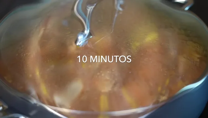 Cover and simmer for 10 minutes over medium-low heat.
