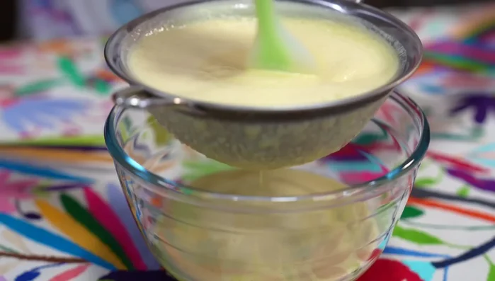 Strain the mixture through a fine-mesh strainer, pressing well to extract all the liquid.
