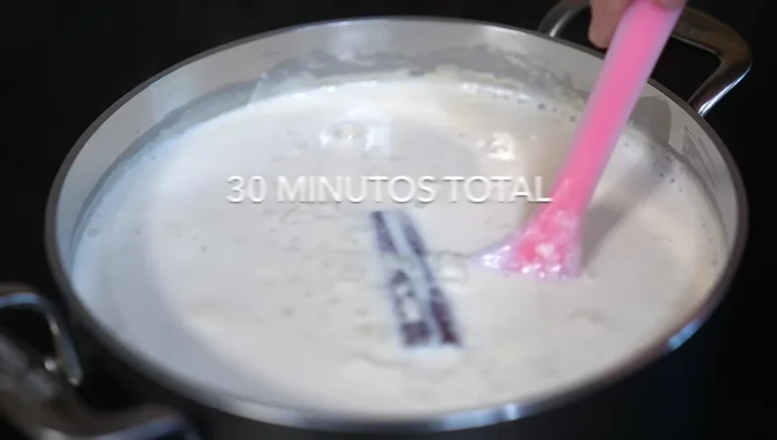 Remove from heat, remove cinnamon sticks, and stir in vanilla extract. Let rest for 20-30 minutes to thicken.
