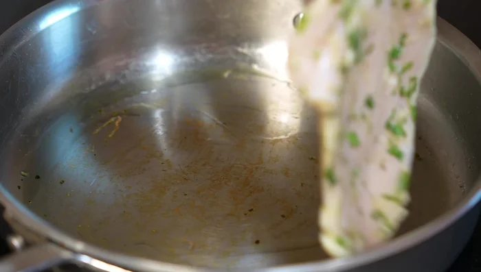 Roast the chicken: In the same pan, roast the chicken breasts for 2-3 minutes per side until lightly browned.